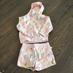 Stella McCartney Pink Parrot and Ice Cream Kids set